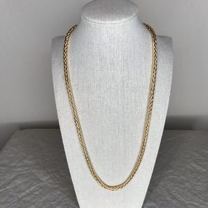 Bronzo Italia yellow wheat chain 24”